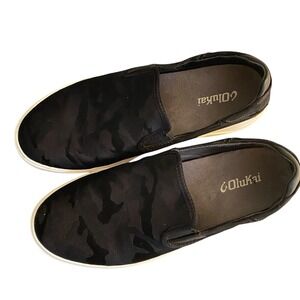 OluKai LAE'AHI PA'I Slip On Shoes Camo‎ Black Men's US M10